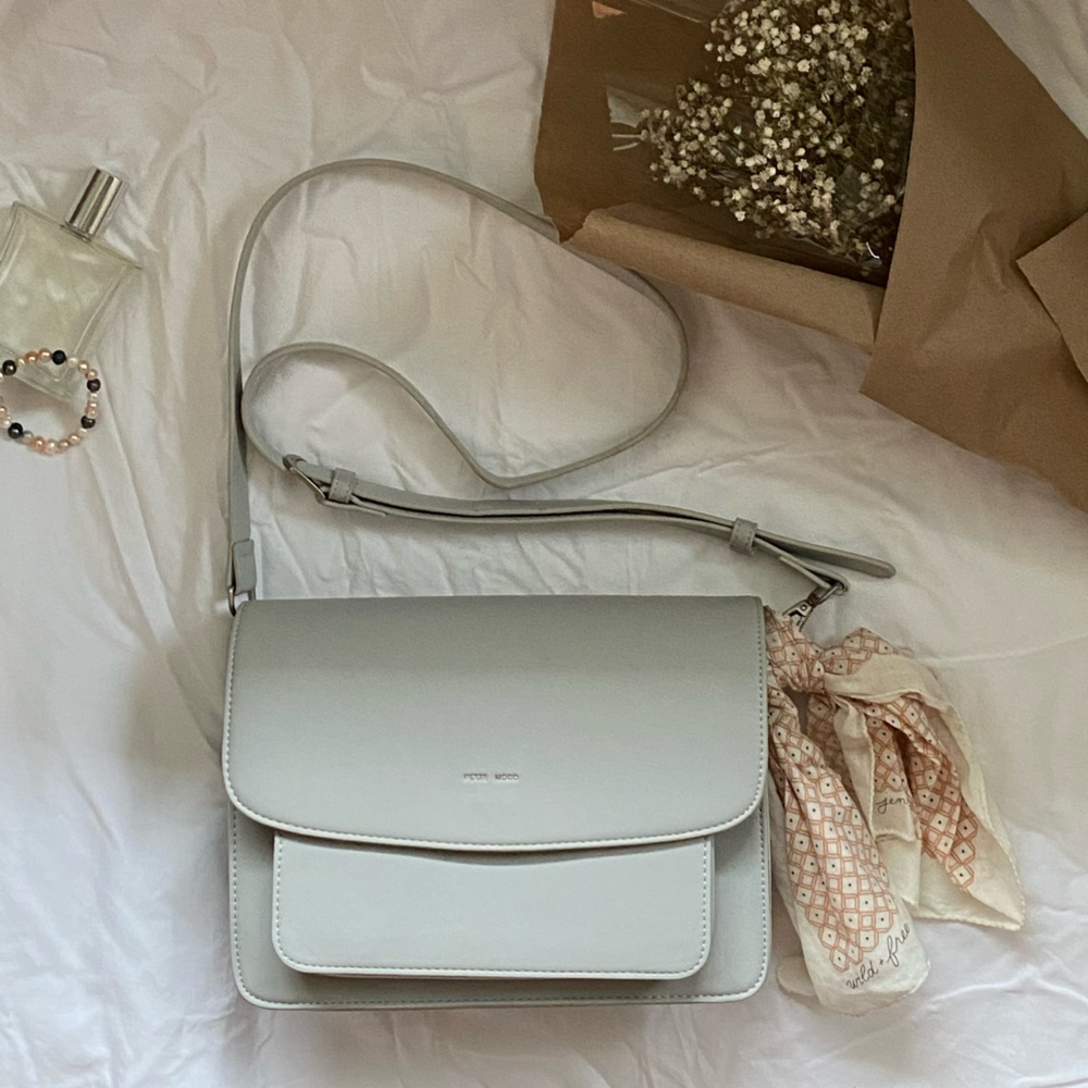 Pixie Mood grey adjustable cross body bag